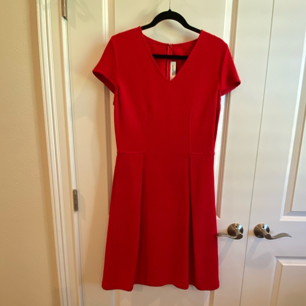 St. John Collection Red A-line Dress 6